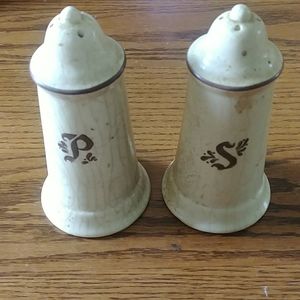 Antique salt and pepper shakers